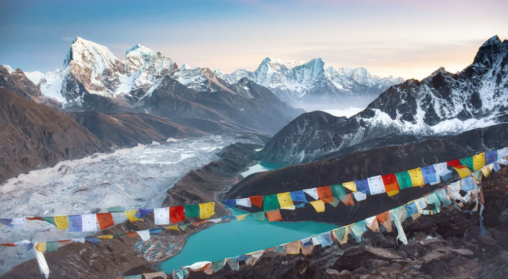View From Gokyo Ri At Sunset Best Treks In Eastern Nepal